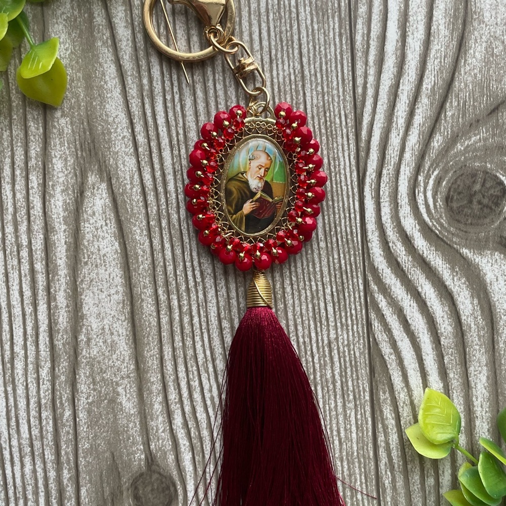 Saint Benedict | The Cross of our Holy Father Benedict keeychain | San Benito